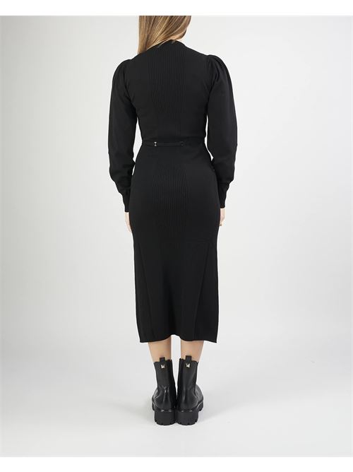 Seamless knit dress with Oval T horsebit Twinset TWIN SET | abito en | TT31926